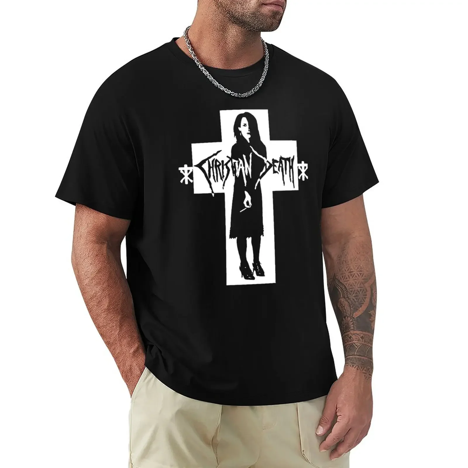 

Christian Death T-Shirt kawaii clothes Blouse t shirt for men customs summer clothes men clothings