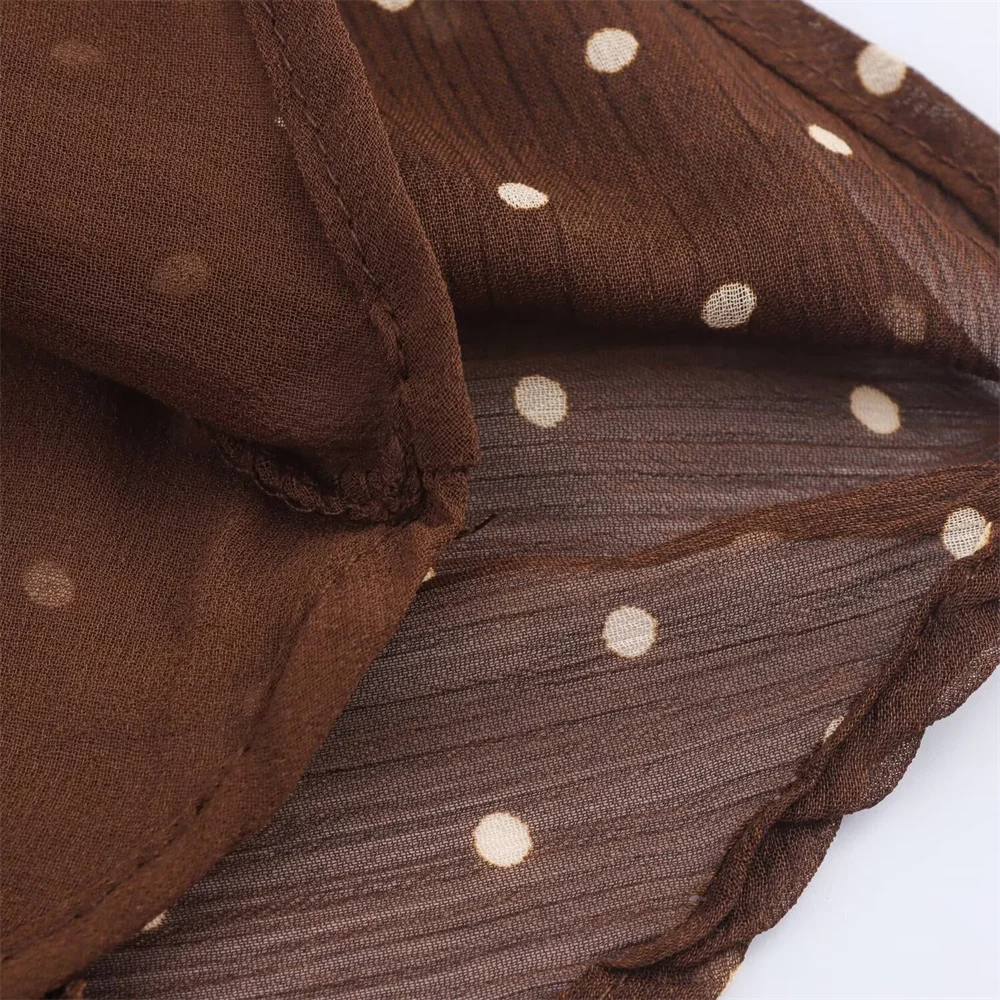 European and American style autumn new women's clothing design with pleated neckline asymmetrical dress