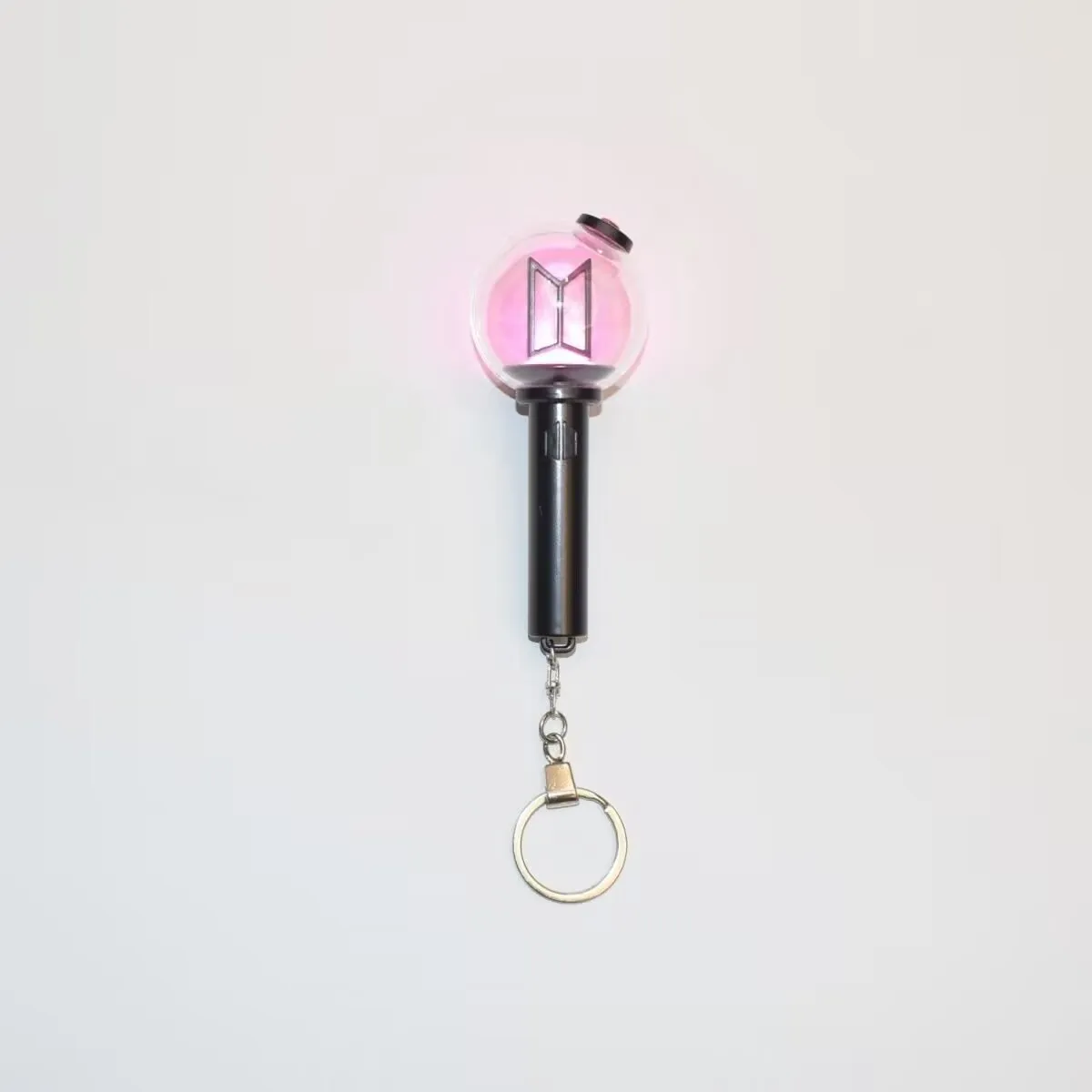In Stock Mini Kpop Army Ver 4 Lightstick Light Up Glowing Pendant Keychain Keyring For Fans Concert Portable Decoration Gifts view 5