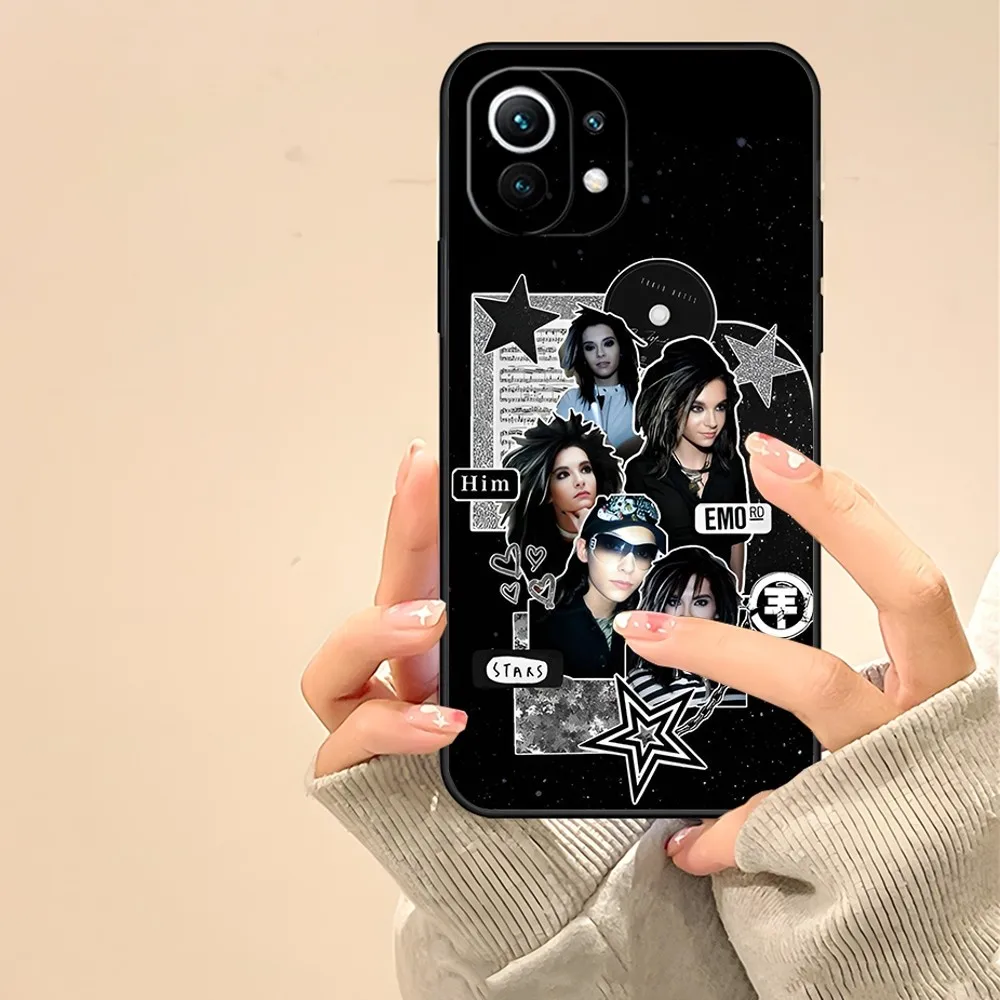 Singer Bill Tom Kaulitz Tokio Hotel Phone Case for Xiaomi 14 13 12 11T Lite Ultra Redmi Note 13 12 10 Pro POCO F4 F5 X5 Pro Back
