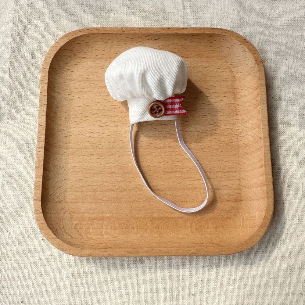 

Cute 10~15cm Chef Hat DIY Mini Hats Clothing Miniature Macaron Clothing Decoration