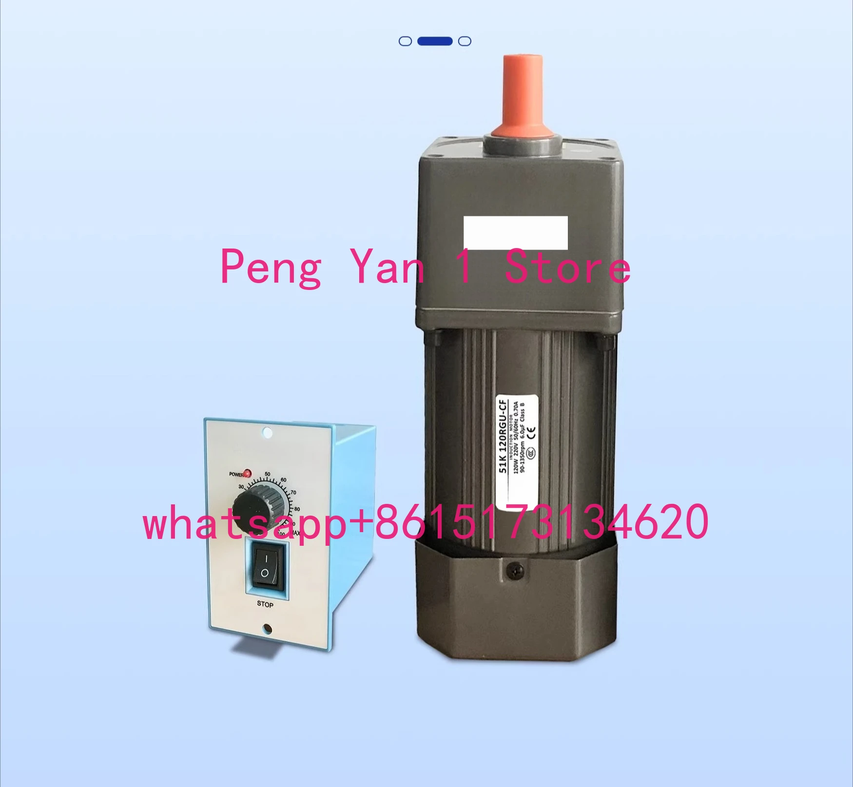Speed regulating motor 220v adjustable variable speed gear reducer motor 90W120W200w250w400w governor