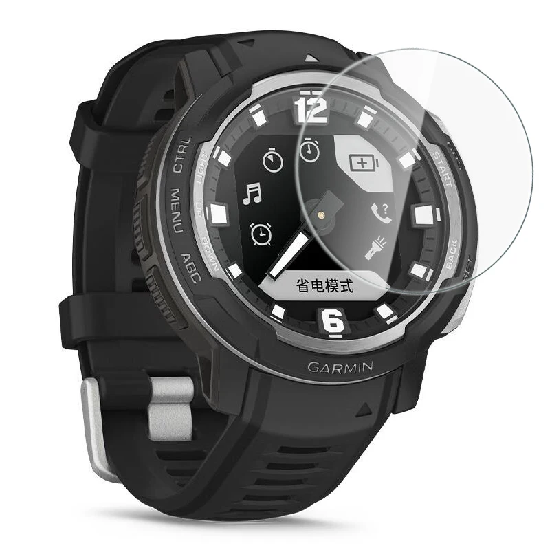 Hard Tempered Glass Protective Film For Garmin Instinct Crossover Standard/Tactical Solar Smart watch Screen Protector Cover