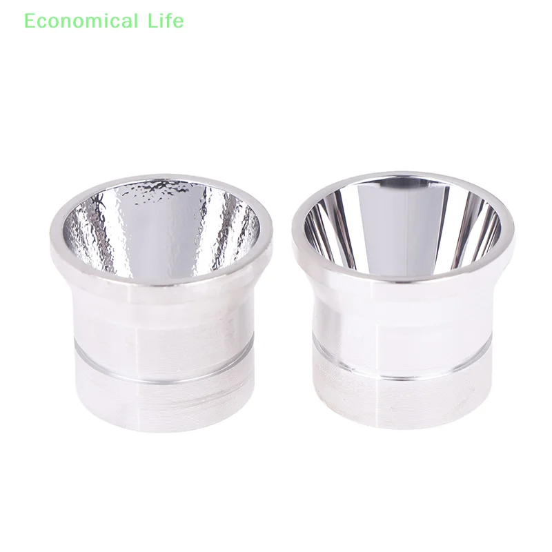 

Aluminum SMO OP Reflector Cup 26.5mm For 6P 9P 501B 502B M5 M6 Flashlight Torch DIY Part Electroplating Lamp Cup DIY