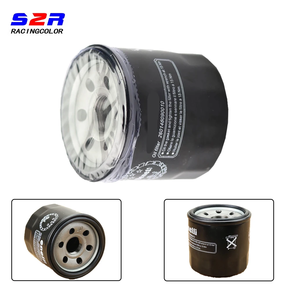

For Benelli BJ500 BJ600 TRK502 X TRK502X Leoncino500 Leoncino 500 BN600 600BN TNT600 TNT300 Motorcycle Accessories Oil Filter