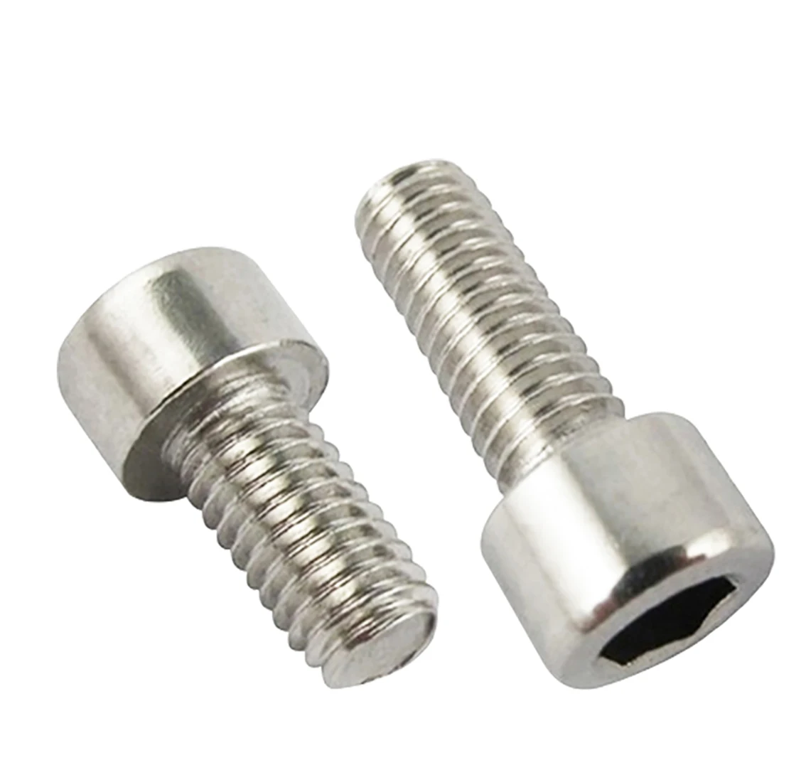 2/5/10pcs M8 M10 M12 201 Stainless Steel Allen Hexagon Hex Socket Cap Head Screw Bolt Length 10mm-120mm