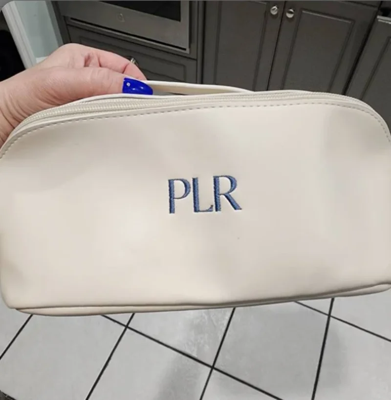 Borsa per il trucco personalizzata-la borsa per il trucco da viaggio ricamata personalizzata è perfetta per spose, feste di matrimonio, regali di compleanno