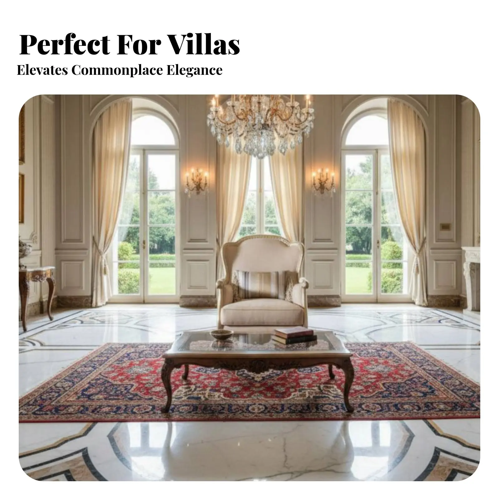 3 Pieces Ornate Carved Frame Couch Set Light Luxury Living Room Furniture Floral Carvings Easy Maintenance for Reception Area