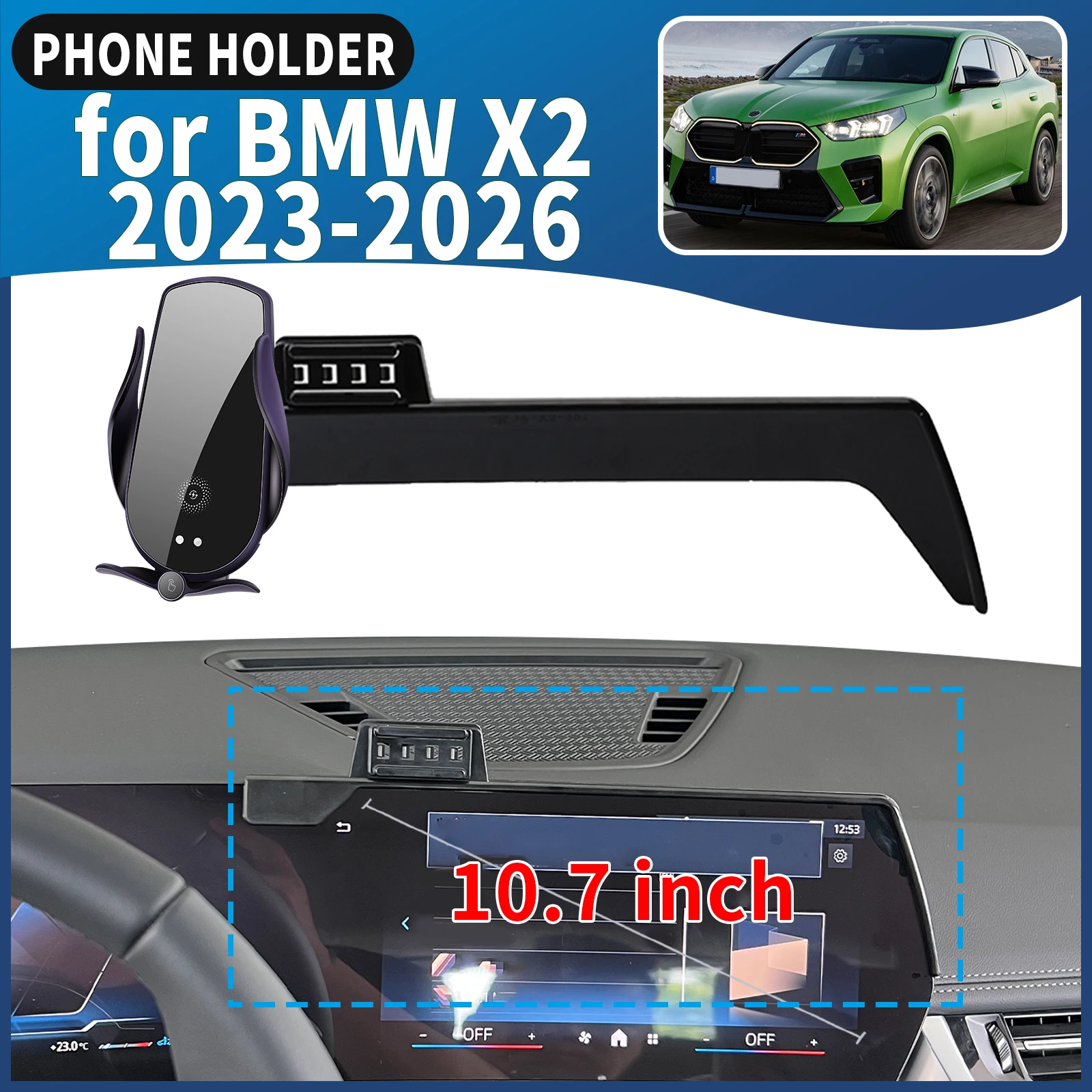 

fit for BMW X2 2023 2024 2025 2026 ix2 Car Phone Holder Mount Vehicle-Specific GPS Navigation Easy Installation accessoires