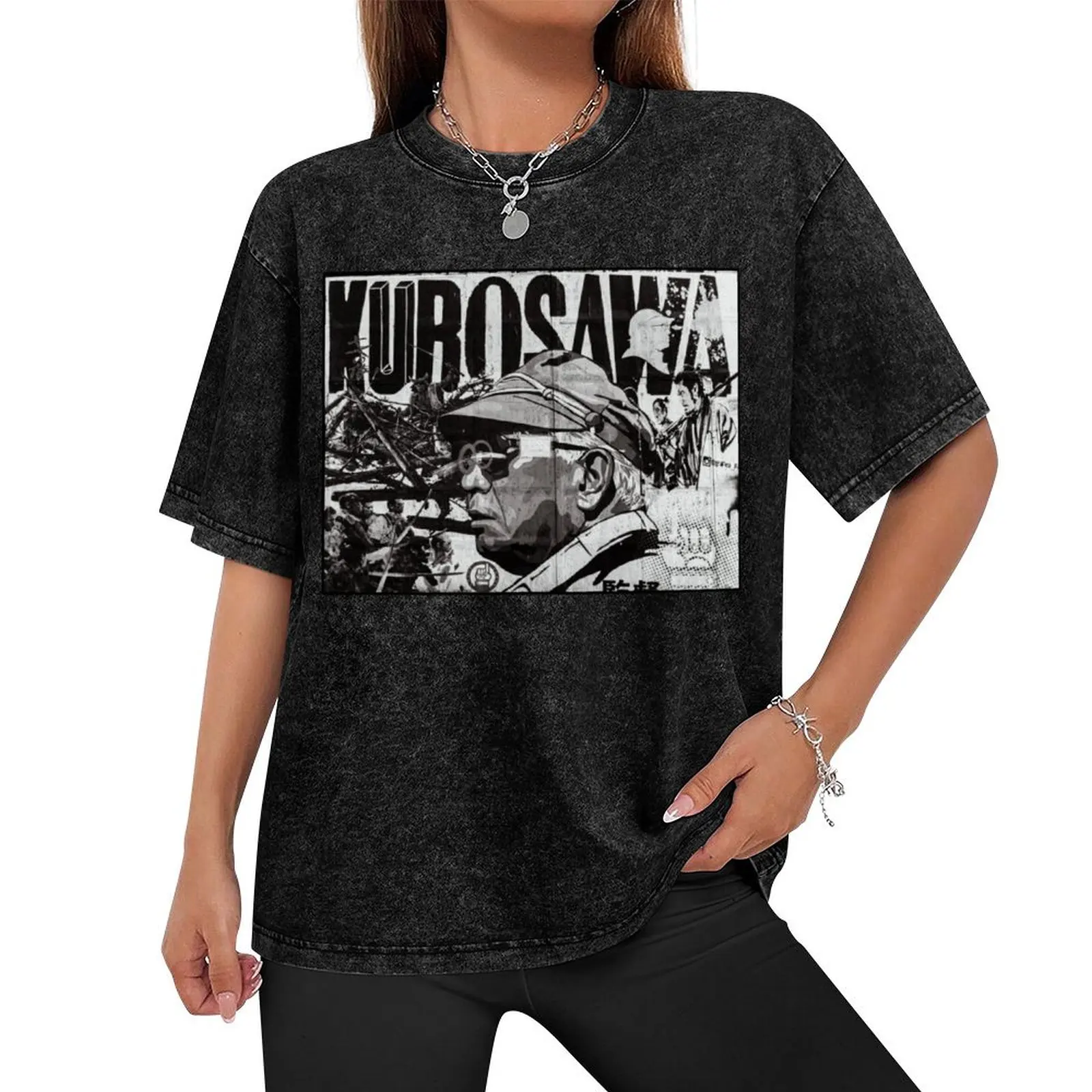 Reward Akira Kurosawa Retro Wave T-Shirt blanks funny costumes plus size men clothing