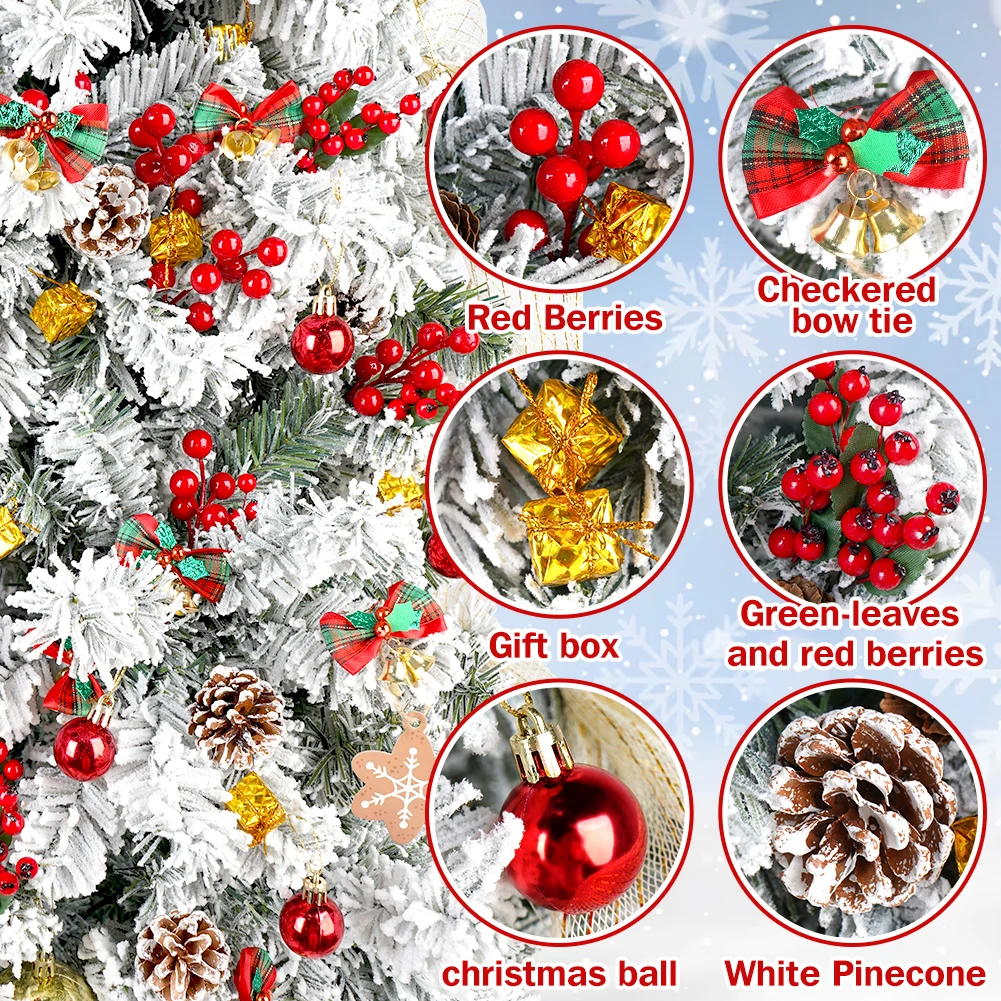 

Red Christmas Bows strobile Decoration Christmas Tree Ornaments For Home Xmas Gifts Packaging Bowknot New Year Noel Wreath Decor