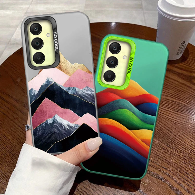 Capa de telefone magma que brilha no escuro, para samsung galaxy a16 a15 a25 a55 a35 a12 a52 a33 a56 a14 a24 a34 a53 a32 a13 capa de silicone