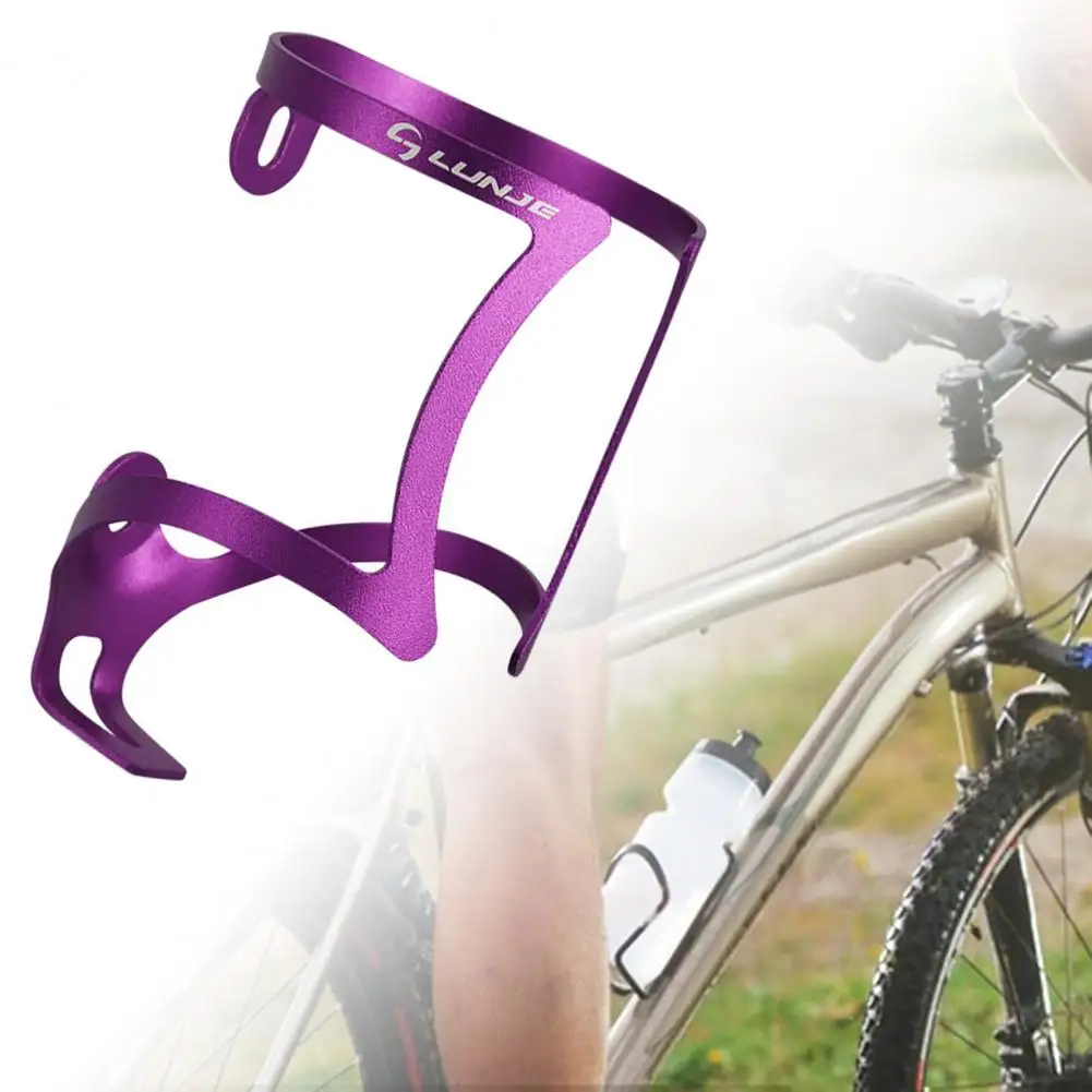 1 Set LUNJE Bottle Cage Multi-color Rust-proof Aluminium Alloy Mountain Bike Water Bottle Mount For Bike