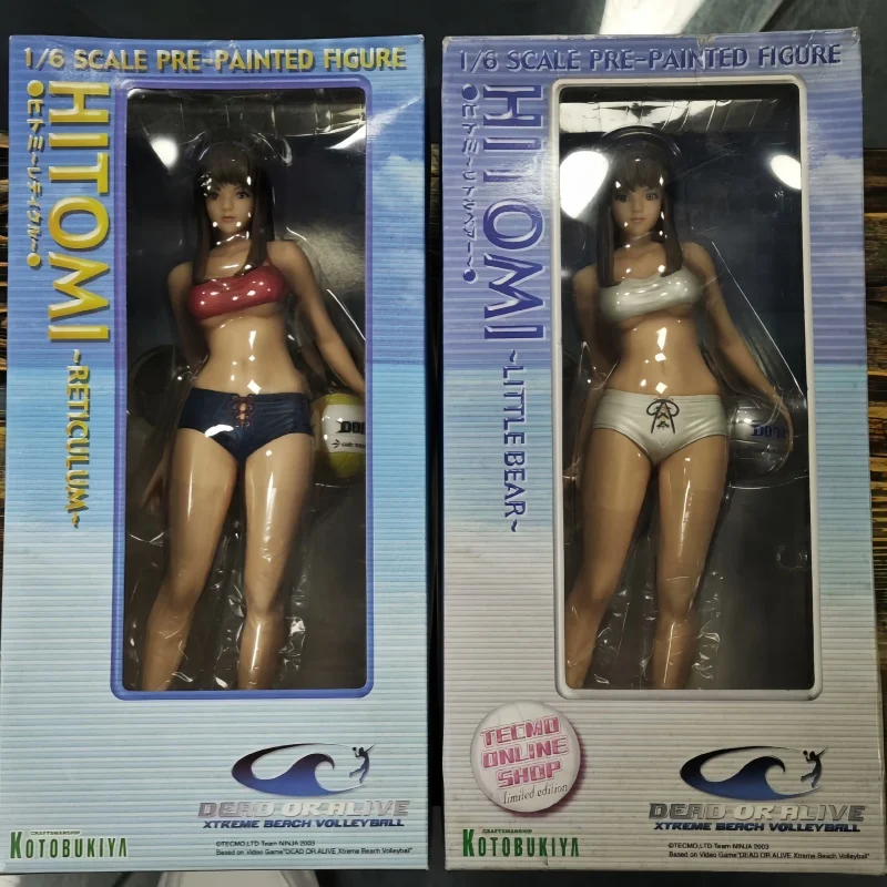Original KOTOBUKIYA anime Dead or Alive: Xtreme Beach Voleibol figura modelo Asuka juguete coleccionable traje de baño rojo juguete
