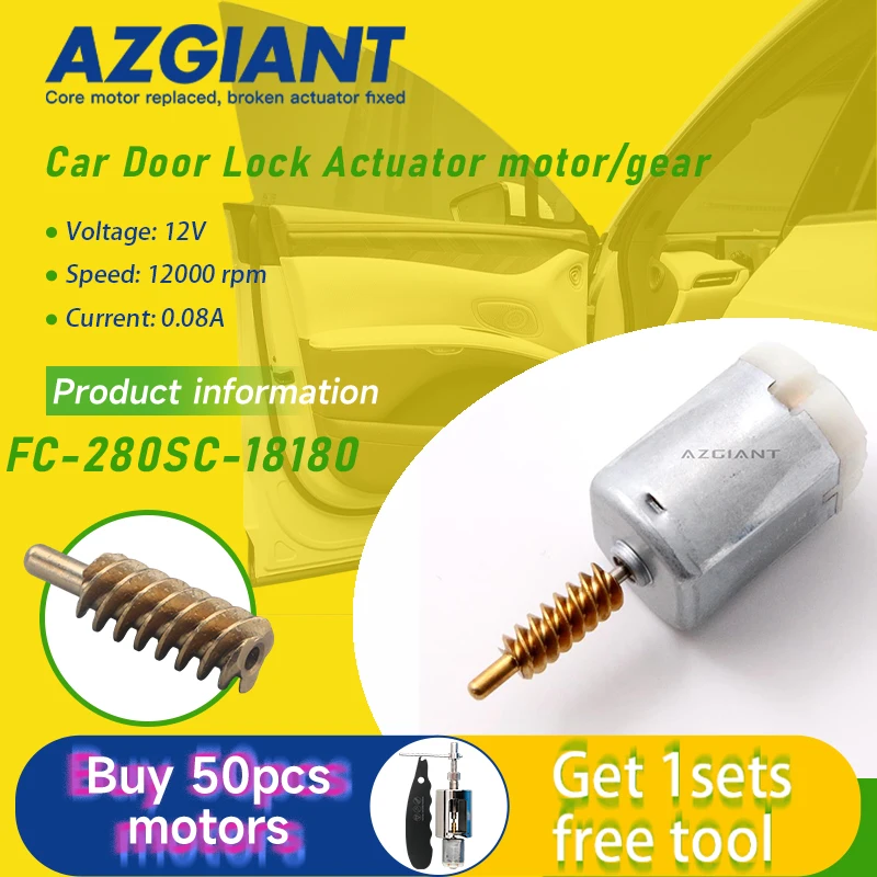 

Car Side Central Lock Actuator motor and Gears FC-280SC for Renault Kangoo MK2 Clio III MK3 Datsun on-DO car accessories DC 12V