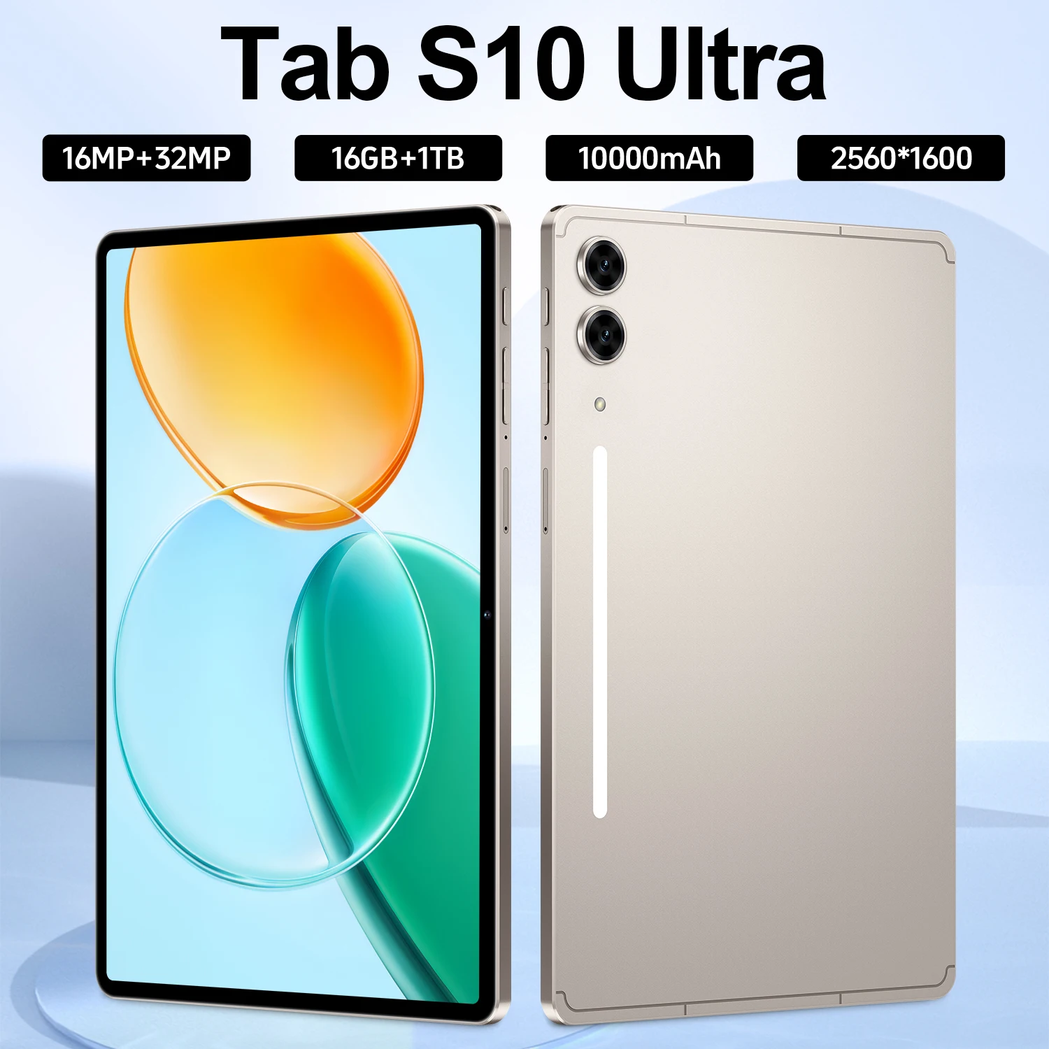 

2026 NEW HOT Original Global Tab S10 Ultra Snapdragon 8 Gen3 10.1" 32MP Camera Dual Card Dual Standby