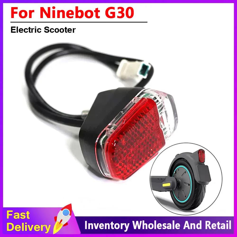 

Electric Scooter Rear Safety Warning Night Riding light brake for Ninebot Max G30 scooter tail light accessories