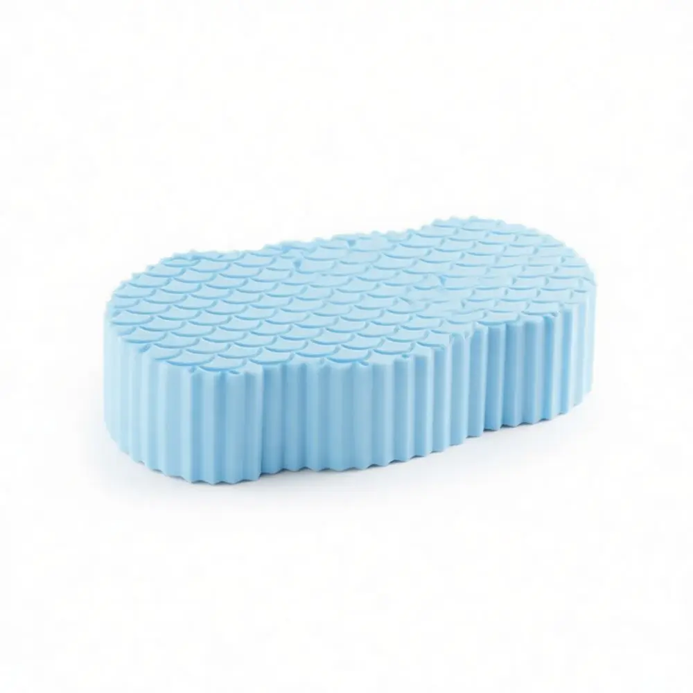 Painless Body Exfoliating Sponge For Children Kids Bathing Scrubber Gentle Skin Cleaning Mitt Soft Shower Accessory Tool