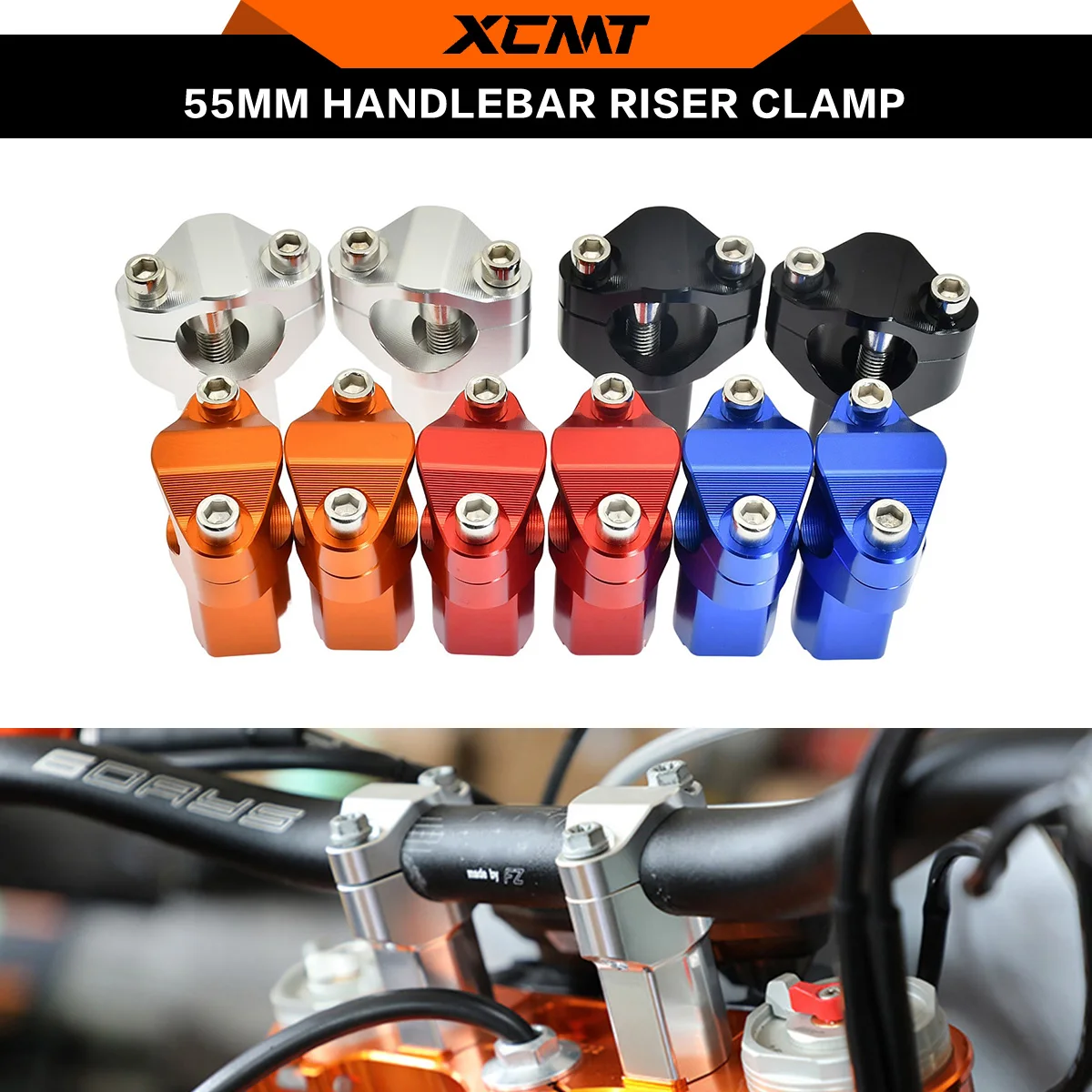 

Motorcycle CNC Handlebar Elevation Aluminum Fixed Seat For KTM SX SXF XC XCF XCW EXC EXCF 2005-2023 For Husqvarna FE TE TC FC