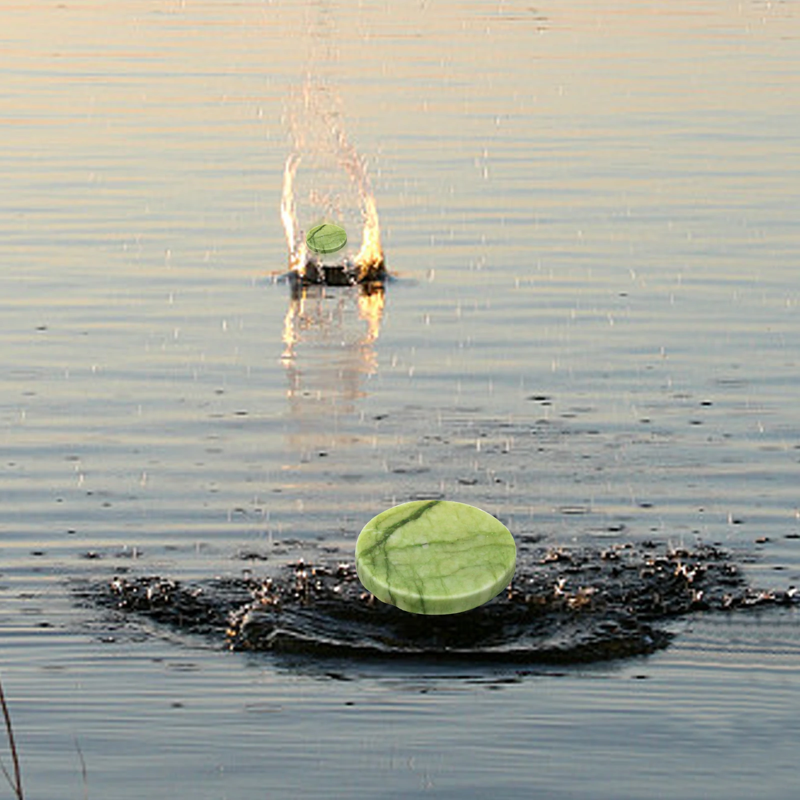 Water Drift Stone Toy, Pedras planas redondas são fáceis de desenhar, Estilos de pedra são aleatoriamente