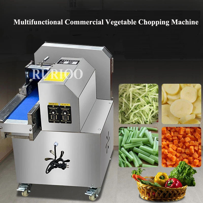 Commercial vegetable Cutting Machine Cucumber Carrot Slicing Potato cutter Machine Leek Electric vegetable Slicer