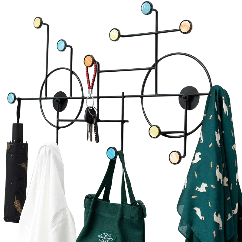 

Modern Entrance Clothes Rack Wall Moun Bedroom Aesthetic Detachable Clothes Rack Minimalist Place Saving Hall Furniture