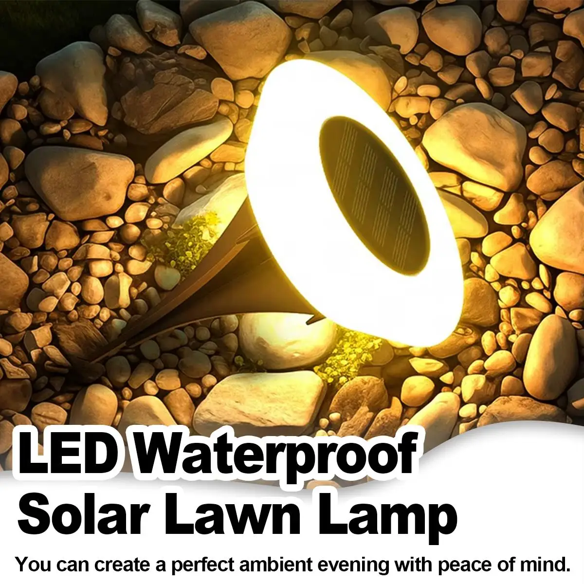 

Solar Ground Light Lamp Outdoor Rechargeable Led Waterproof Park Landscape Garden Decoration Lawn Lights For Pathway Lamps Patio
