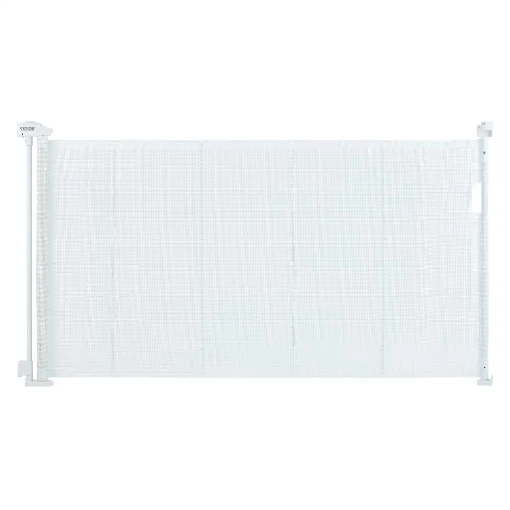 

Retractable Baby Gate, 34.2" Tall Mesh Baby Gate, Extends up to 60" Wide Retractable Gate for kids or Pets, Retractable Dog