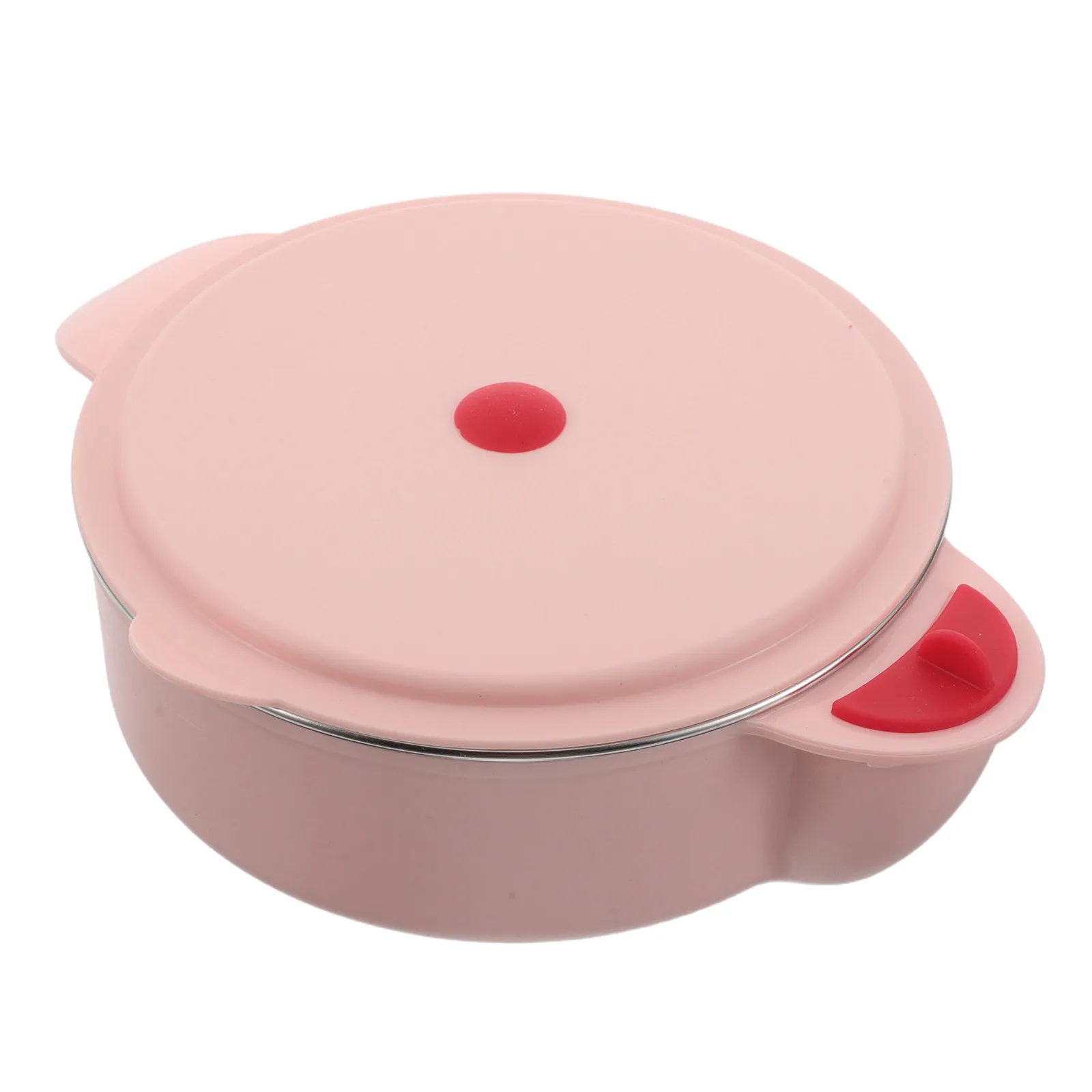 ciotola-per-bambini-in-acciaio-inox-rosa-con-coperchio-piatto-diviso-per-bambini-con-base-antiscivolo-stoviglie-per-l'alimentazione