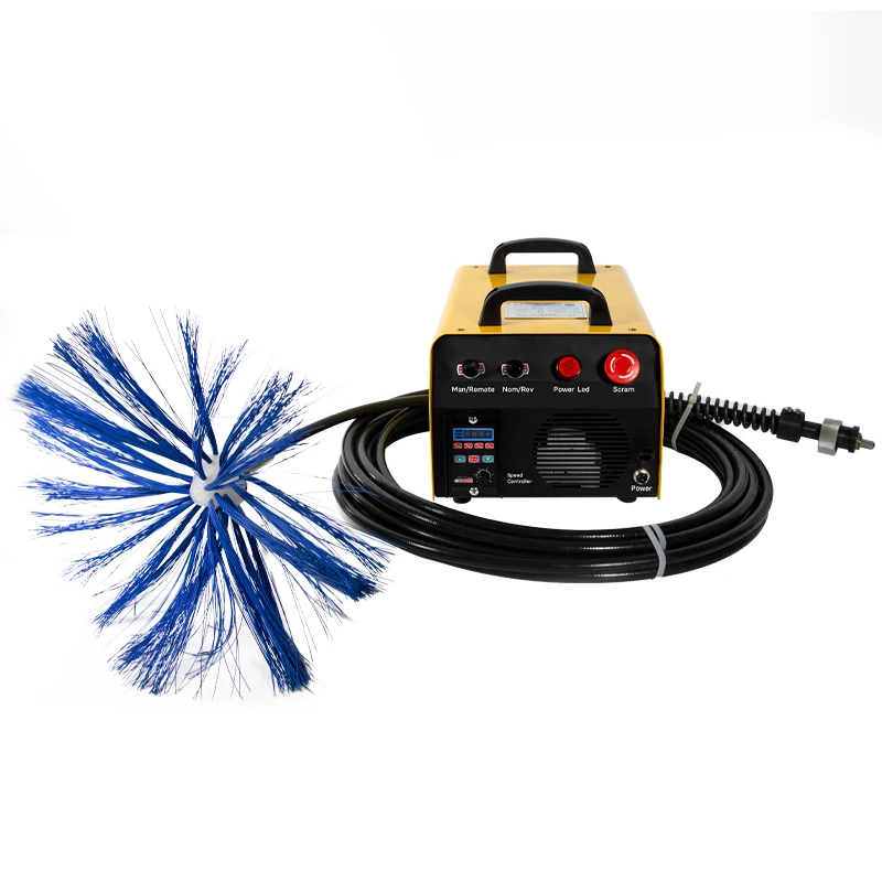Portable Wind Sweep And Brush Integrated Cleaner Chimney Cleaning Machine