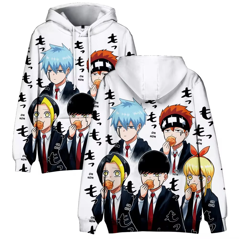 Anime Mashle Magic and Muscles 3D Printed Men's Hoodie Harajuku Long Sleeves Outdoor Pullover Sweatshirt Kids Unisex Clothing