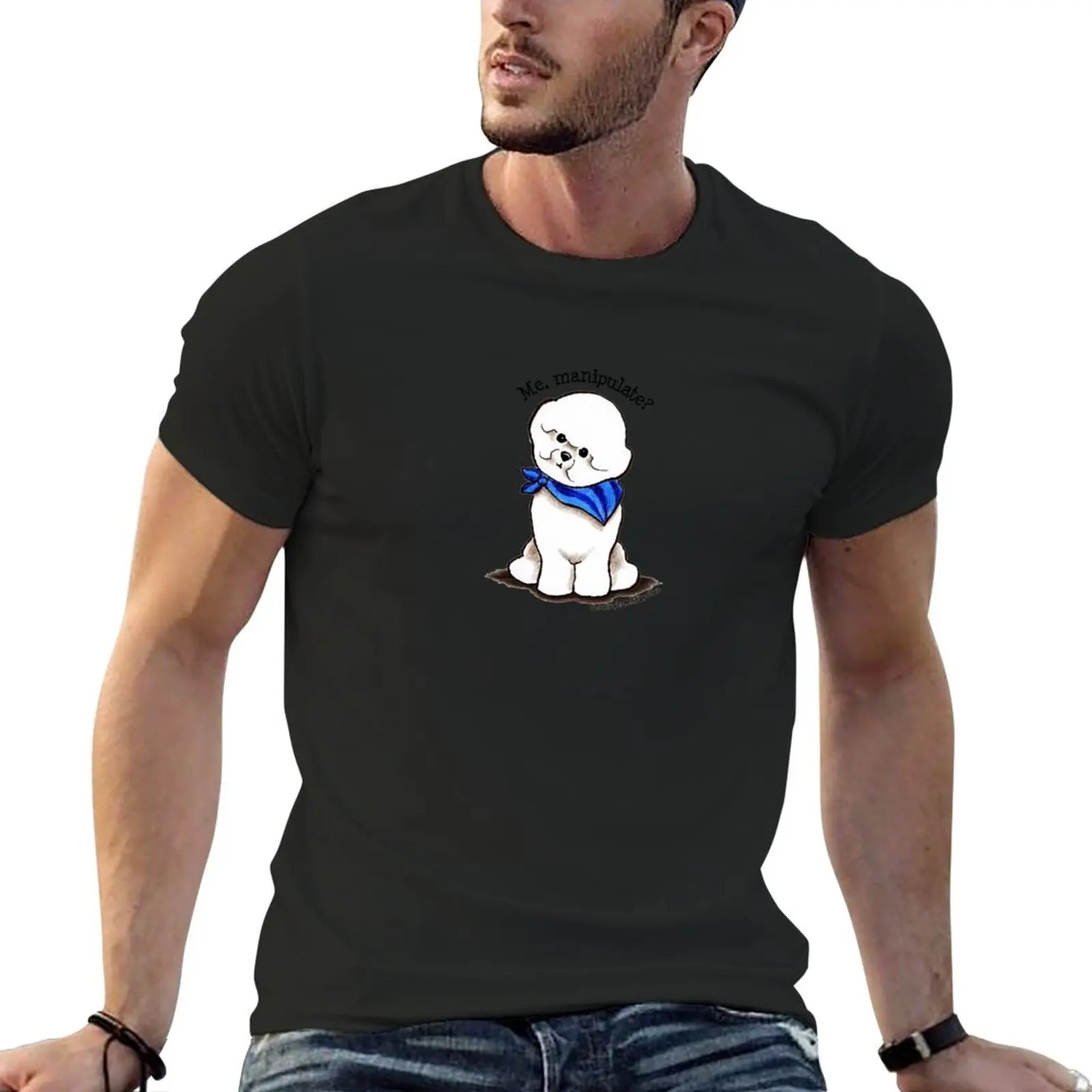 Bichon Me Manipulate? T-Shirt boys t shirts man clothes mens champion t shirts