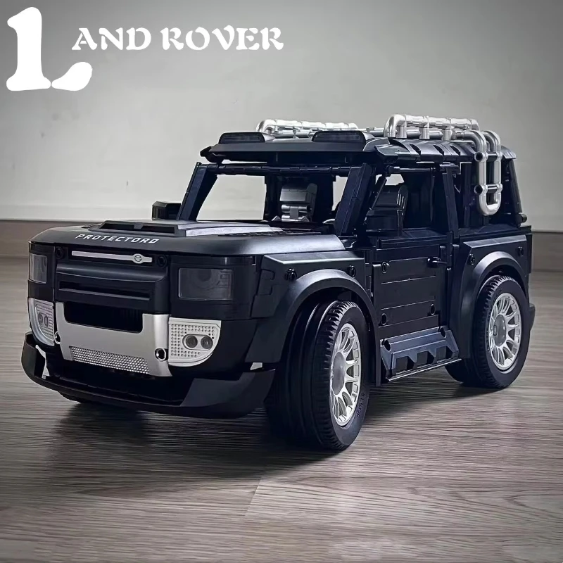 2089PCS Technical Off-road Car Building Blocks Set Model Famous Black Defender Vehicle MOC42110 Toys Bricks for Boys Adult Gift