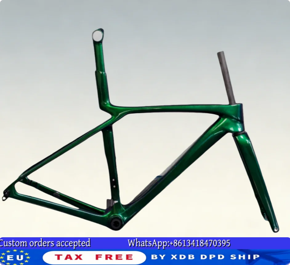 

SLR Gen 8 Frameset Carbon Fiber Road Bike Frame Full Internal Routing Thru-Axle Wheels 700C Di2 Compatible