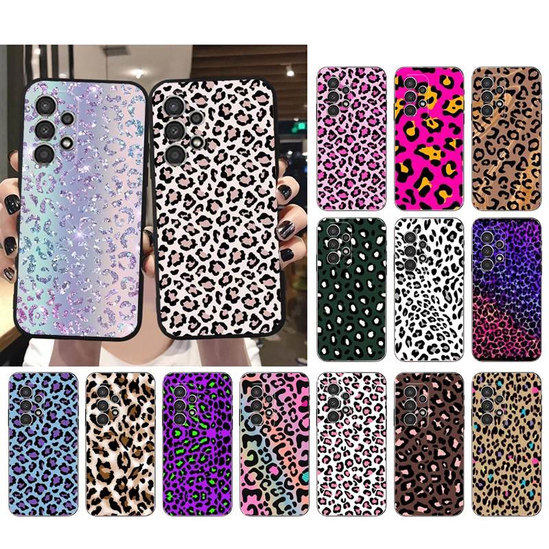 Leopard Tiger pattern Phone Case For Samsung Galaxy A35 A55 A54 A15 A25 A05s A05 A22 A24 A52 A33 A34 M34 M14 M54 M23