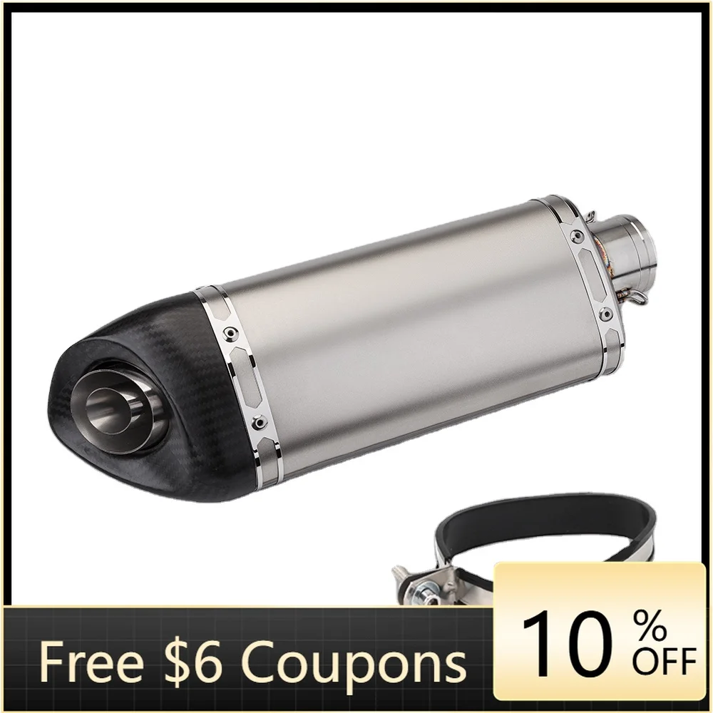 

STLF High quality universal muffler motorcycle carbon fiber muffler exhaust pipe modified exhaust motorcycle muffler exhaust M20