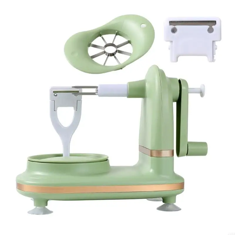 Hand Crank Rotating Peeler Slicers For Kitchens Multifunctional Fruit and Vegetable Peeling Machine with Suction Base