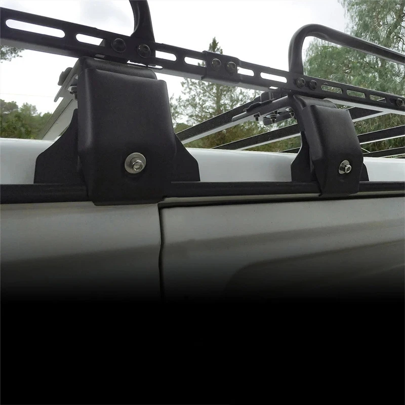 Heavy Duty High Profile Roof Rack Gutter Mount Brackets Universal Car Rain Gutter Fixing Clamps Adapter Auto Accessories
