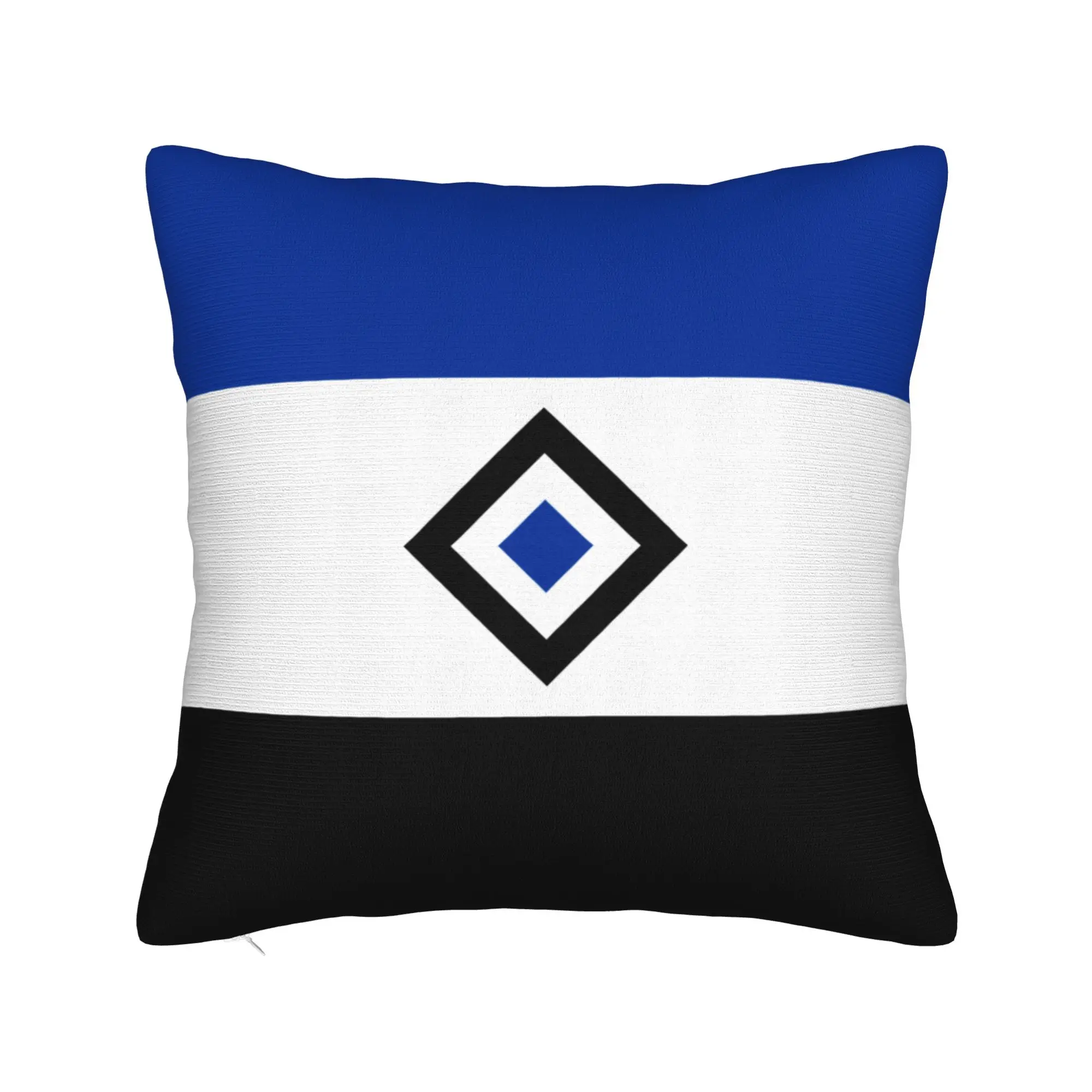HSV German Soccer Club Pillowcase Polyester Cushion Cover Decor Hamburgers SV Bundesligas Pillow Case Cover Home Zipper 45*45cm