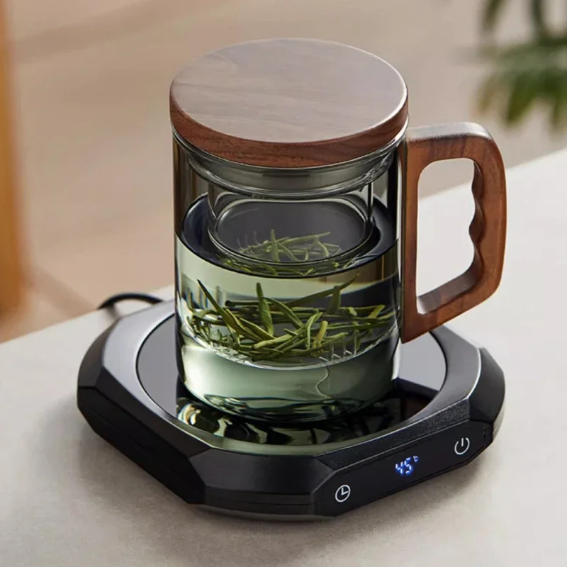 เครื่องทำความร้อนในครัวเรือนอัตโนมัติอุณหภูมิคงที่ฉนวนกันความร้อนอัจฉริยะฐานความร้อนอุปกรณ์นมร้อนสามปรับได้