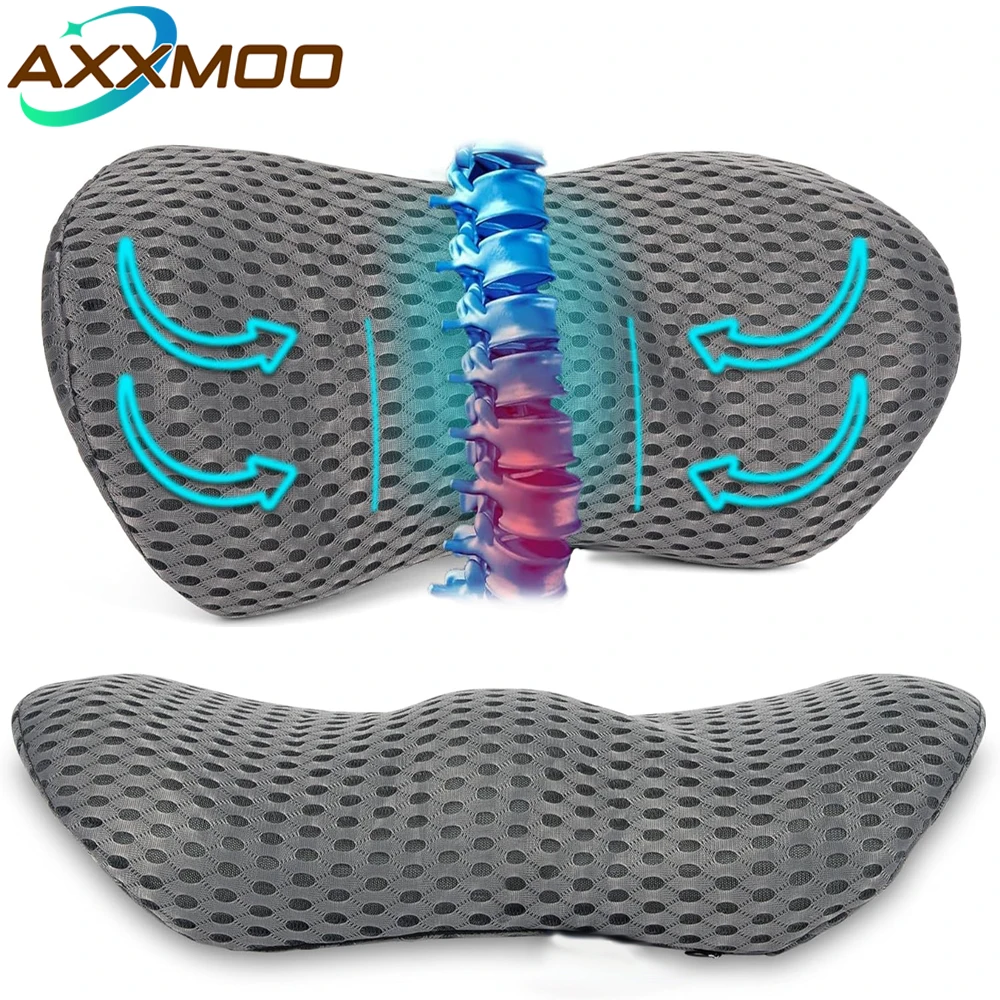 

Breathable Memory Cushion Interior Accessories Bed Sleeping Pillow Car Seat Waist Pillow Lumbar Support Pillow Foam Car Cushion