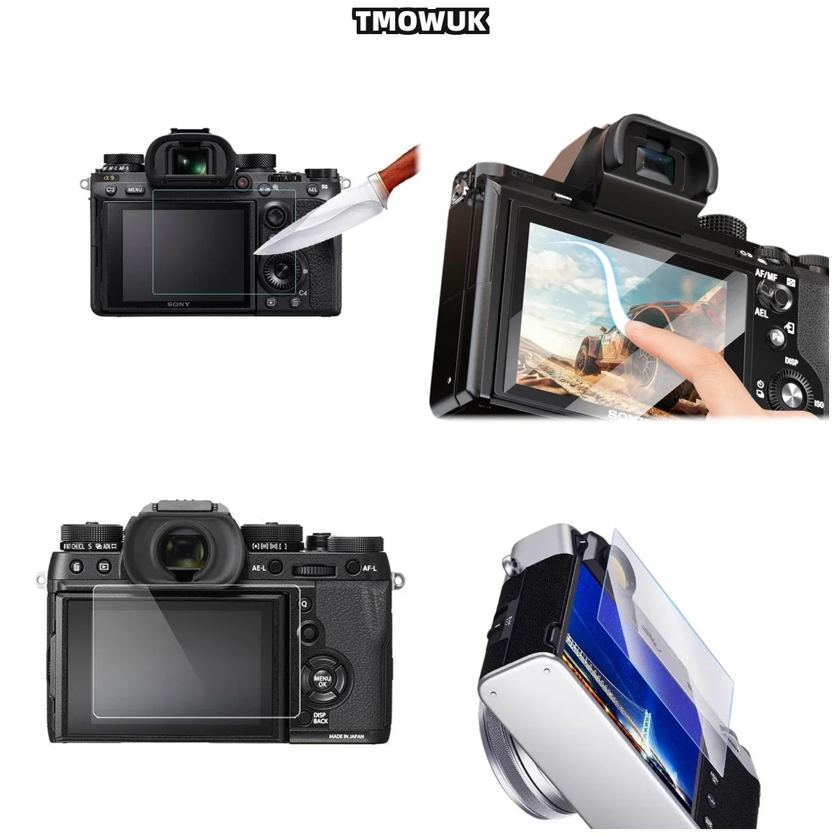 For Fujifilm X70 XT-3 Screen Guard, 9H Toughness, Clarity Enhanced, Bubble-Free Application.