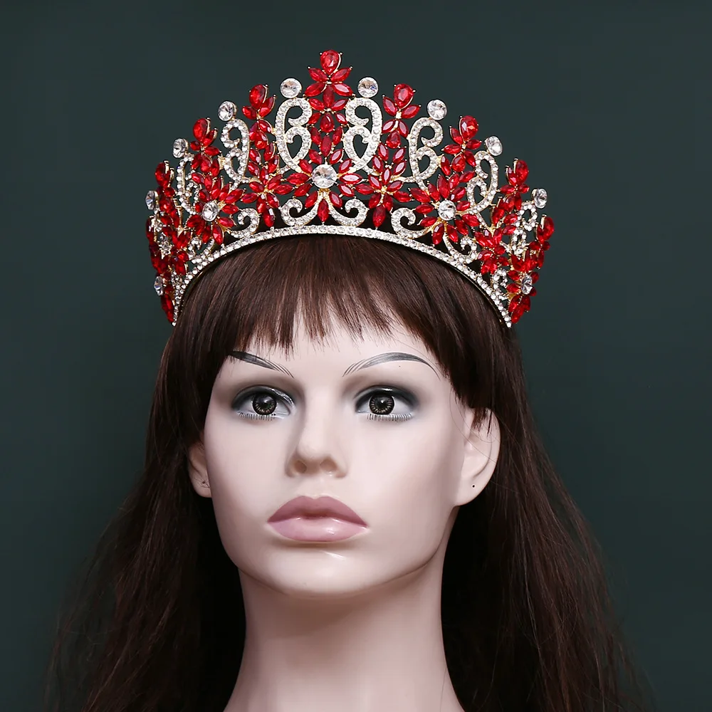 baroque-bridal-tiara-european-and-american-vintage-crystal-crown-ball-gown-clothing-accessories