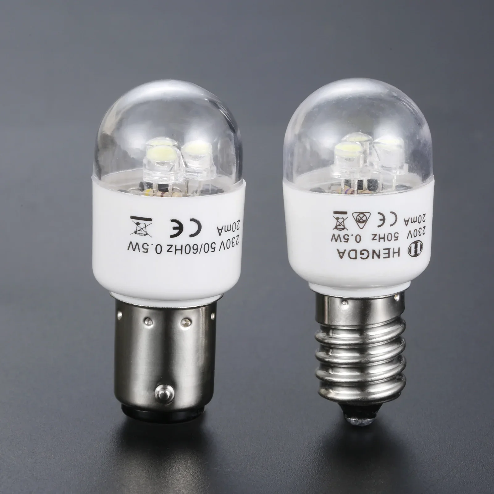 1pc Sewing LED Bulb BA15D/E14 Light Illuminate 0.5W AC 190-250W Lamp Home Sewing Machine Fits Singer Juki Pfaff Janome Brothe