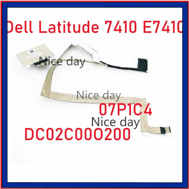 New Laptop FDX40 EDP CABLE 6MM RGB FHD For Dell Latitude 7410 E7410 07P1C4 DC02C00O200