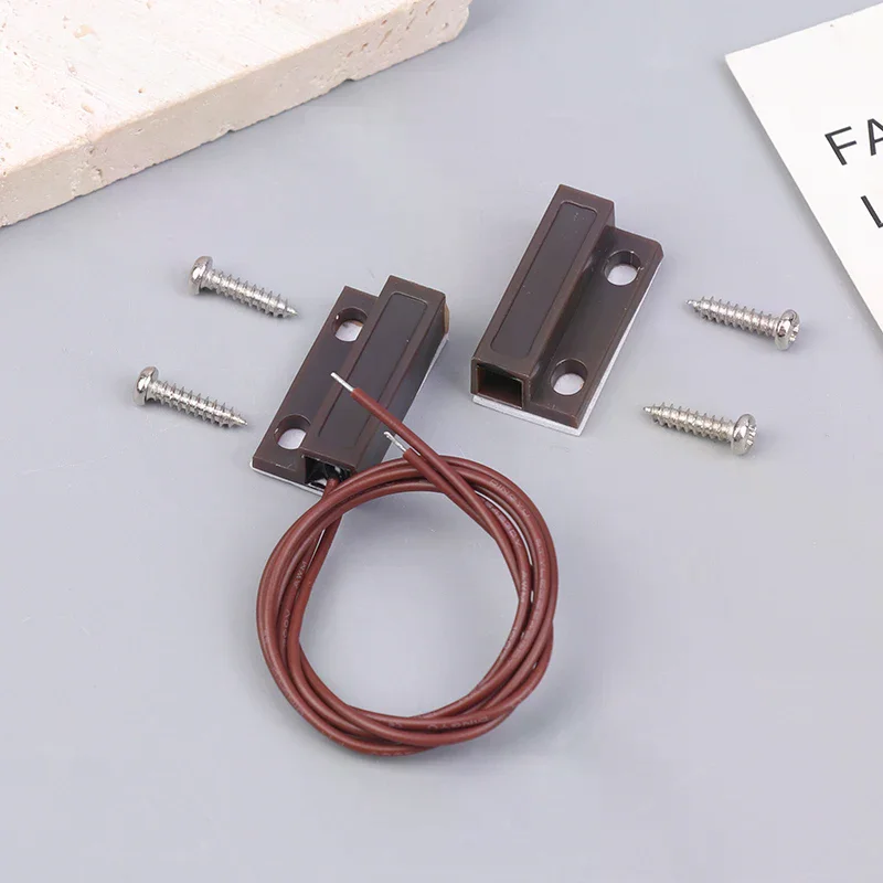 MC-38A Wired Door Window Sensor Magnetic Switch NC/NO Sensor Switch For Home Alarm System Detector Reed Switch