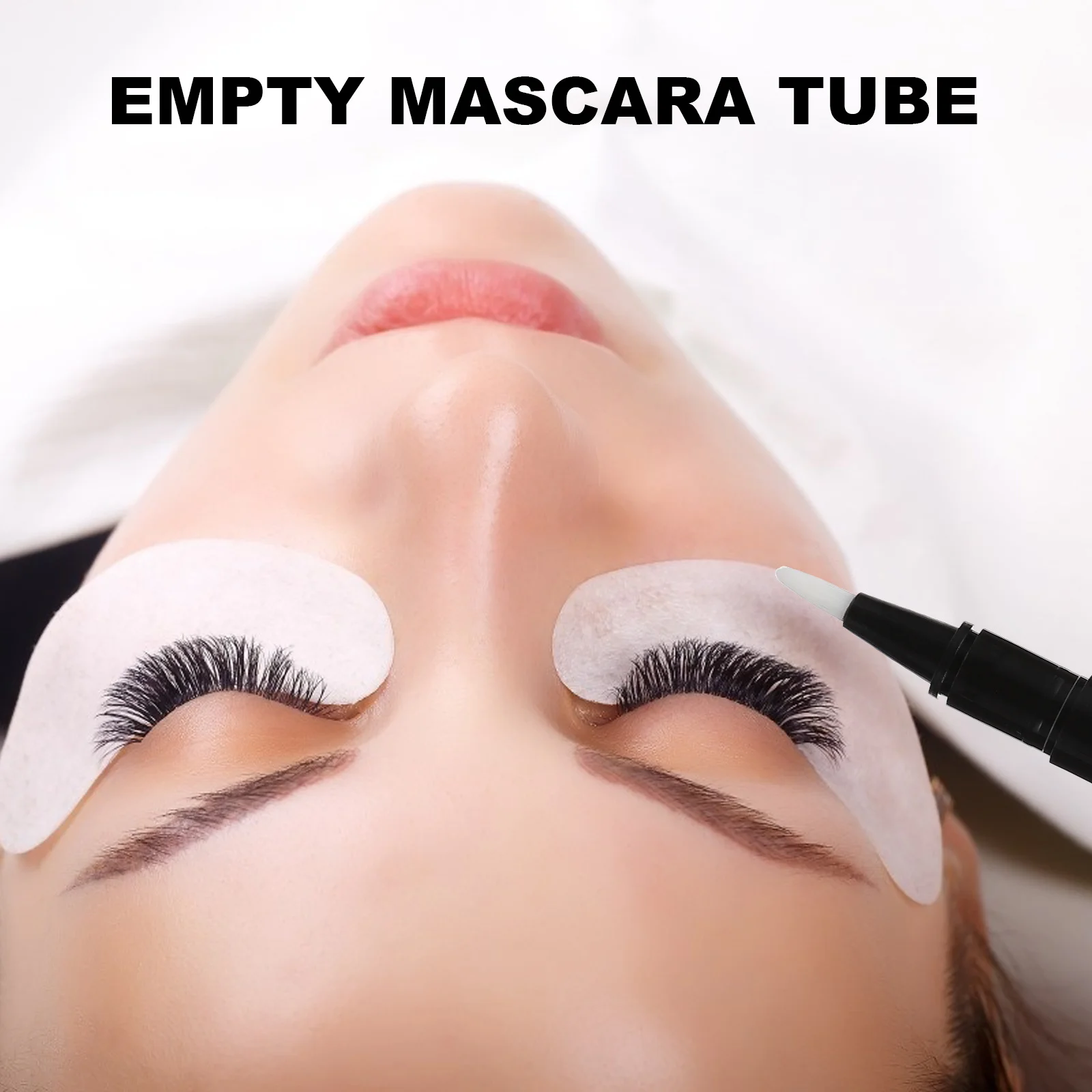 Tube liquide de croissance des cils, stylo à huile pour ongles, récipient vide en plastique, pointe de brosse pour vernis à ongles de voyage, applicateur de manucure, 4 pièces