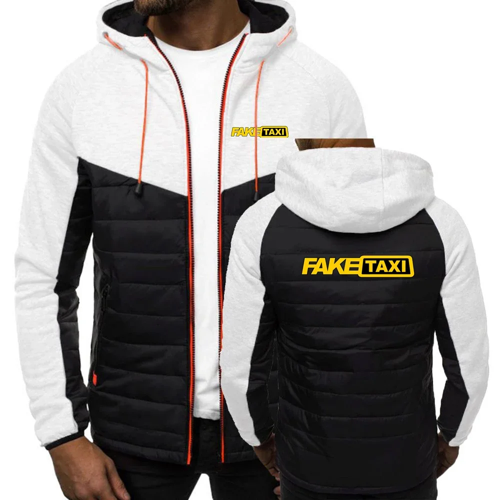 2024 New FAKE TAXI Spring And Autumn Men Hot Sale Classics Seven Color Hooded Cotton Padded Jacket Comfortable Versatile Tops