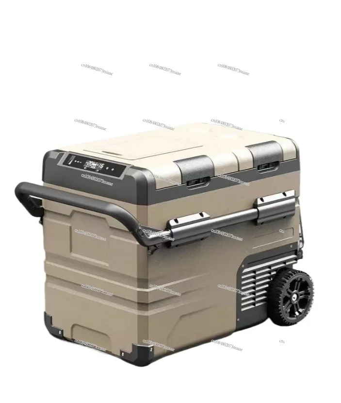 

Двухдверный мини-холодильник для автомобиля, совместим с 12 В/24 В, двухцелевое замораживание и охлаждение, с удобной конструкцией тяги