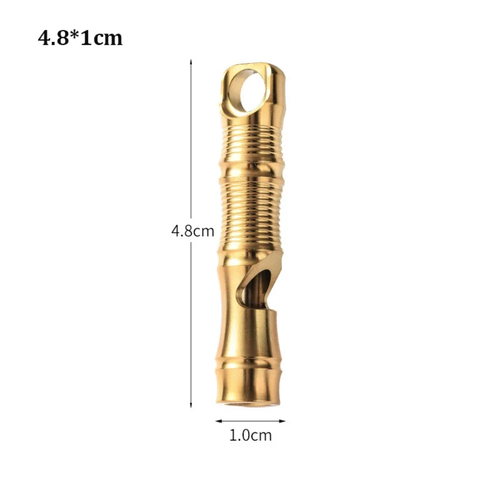 

Titanium High Volume Whistle Portable High-frequency Safety Survival Whistle Single Tube Multistyles